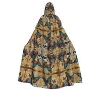 Lghdfyo Capa neutra con capucha para adultos, disfraz de Halloween y Navidad, vampiro, bruja, juego de rol
