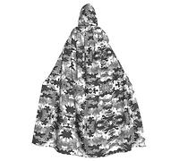 Lghdfyo Capa neutra con capucha para adultos, disfraz de Halloween y Navidad, vampiro, bruja, juego de rol