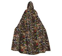Lghdfyo Capa neutra con capucha para adultos, disfraz de Halloween y Navidad, vampiro, bruja, juego de rol