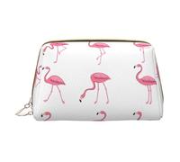 LGHDFYO Flamingos On White Neceser de viaje, organizador portátil de cosméticos para mujeres, On-The-Go, Blanco, One Size