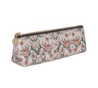 LGHDFYO Flower Paris - Estuche triangular para lápices, gran capacidad, para hombres y mujeres, artistas, oficina en casa, Blanco, One Size, Moda