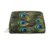 LGHDFYO Fresh Peacock Neceser de viaje, organizador de cosméticos portátil para mujeres, On-The-Go, Blanco, One Size
