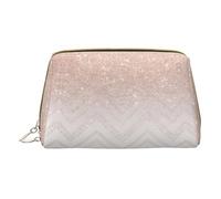 LGHDFYO Neceser de viaje con bonito patrón brillante, organizador de cosméticos portátil para mujeres, para llevar, Blanco, One Size