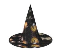 LGHHGY 3 sombreros de Halloween - Feliz Año Nuevo impresión de brujas decoración fiesta, accesorio de juego de rol, gorra mágica de mago para mujeres y hombres
