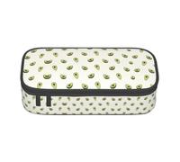 LGHHGY Canada Lynx Print - Estuche organizador de bolígrafos multiusos, bolsa de papelería portátil para escuela, oficina y viajes, Bonito aguacate, Talla única, Mochila escolar