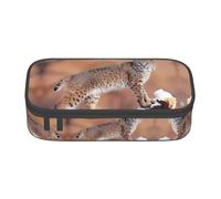 LGHHGY Canada Lynx Print - Estuche organizador de bolígrafos multiusos, bolsa de papelería portátil para escuela, oficina y viajes, Canada Lynx, Talla única, Mochila escolar