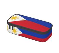 LGHHGY Estuche para lápices con estampado de bandera rusa, organizador de bolígrafos multiusos, bolsa de papelería portátil para escuela, oficina y viajes, Bandera de Filipinas, Talla única, Mochila