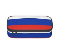LGHHGY Estuche para lápices con estampado de bandera rusa, organizador de bolígrafos multiusos, bolsa de papelería portátil para escuela, oficina y viajes, Bandera rusa, Talla única, Mochila escolar
