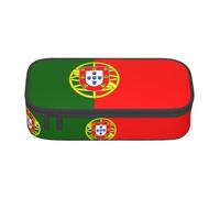 LGHHGY Estuche para lápices con estampado de bandera rusa, organizador de bolígrafos multiusos, bolsa de papelería portátil para escuela, oficina y viajes, Bandera de Portugal, Talla única, Mochila