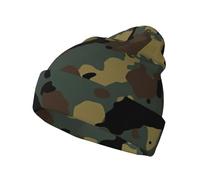 LGHHGY Gorro de punto con bonito estampado de rana, gorro de invierno suave y cálido para clima frío, accesorios de moda unisex, Patrón de camuflaje., Talla única