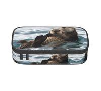 LGHHGY Rottweiler - Estuche para lápices con impresión de papel pintado, organizador de bolígrafos multiusos, bolsa de papelería portátil para escuela, oficina y viajes, marrón, Talla única, Mochila
