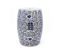 LGHQGHXF Taburete De Jardín De Cerámica Asiento De Tambor De Cerámica Chinoiserie Decorativo Taburete De Tambor De Cerámica Chinoiserie - Taburete De Tambor Cambiador Esmaltado