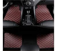 LGHUHL Alfombrillas Coche para Mercedes Benz A Class 2019 2020 2021 2022 2023 2024 2025, PU Cuero Antideslizantes Alfombrillas de Moqueta Impermeables Interior Accesorios,Coffee