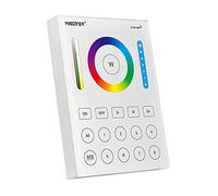 LGIDTECH B8 inalámbrico 2.4GHz 8-Zone RGB + CCT Controlador de panel RF inteligente montado en la pared para todas las luces LED Wifi de la serie RGB + CCT, controlador (excepto bombilla de 8W)