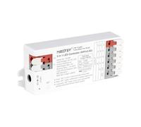 LGIDTECH E3-WR Miboxer - Controlador de tira de luz LED 3 en 1, cableado sin herramientas, utilizado para RGB & RGBW y RGB+CCT LED tira de luz CC 12-24 V, aplicación para smartphone y control de voz