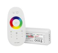 LGIDTECH FUT027 Miboxer RGBW LED 2.4 GHz RF inalámbrico Remote+Controlador Receptor Caja DC 12-24 V, Compatible con 5050 3528 RGBW LED Strip Lights