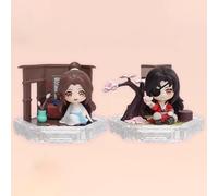 LGJFDL 10 cm Heaven Official's Blessing Xie Lian & Hua Cheng Figura PVC Estatua Anime Figuras de Acción Figura Modelo Colección Muñeca Decoración Regalo (Tamaño: Claro)