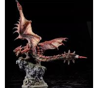 LGJFDL 22 cm Monster Hunter Male Fire Dragon Action Figure PVC Character Model Decoration Statue Gifts Collectibles