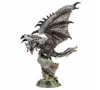 LGJFDL 22 cm Monster Hunter Silver Rathalos Figure PVC Environmental Protection Materials Suitable for Home Office Desktop Decorative Ornaments
