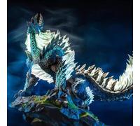 LGJFDL 25 cm Monster Hunter Zinogre Figure PVC Statue Anime Action Figures Model Collection Doll Decoration Gift Luminescence USB