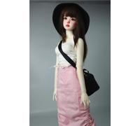 LGJFDL Dolls Clothes of 1/3 1/4 Dolls Undershirt Cargo Skirt Adjustable Long Skirt for 45 cm/60 cm Doll Accessories (1/4)