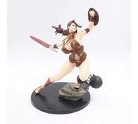 LGJFDL Nueva exquisita edición limitada de anime Q-six Queen's Blade Prisioner Dragon Warrior Branwen modelo figura en caja, figuras de acción de PVC, figura coleccionable de juguete movible, estatua