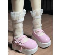 LGJFDL Zapatos de cuerpo para muñecas de 1/6 tallas, zapatos gruesos con suela para accesorios de muñeca de 45 cm (rojo)