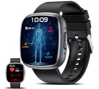 Lgnitek 2025 Reloj Medidor de con ECG+HRV, 1.75" HD Smartwatch con Llamada/BMI/Fatiga/Emociones, 24/7 Presión Arterial, SpO2, Temperatura Corporal, Sueño Salud Watch para Android iOS