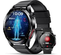 Lgnitek 2026 Nuevo ECG Reloj Inteligente Hombre con HRV/BMI/Tension Arterial, 1.43“ AMOLED Smartwatch con 24H Pulsómetro SpO2 Temperatura Corporal Monitor de Sueño, Pulsera Actividad para Android iOS