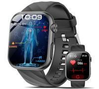 Lgnitek 2026 Nuevo ECG Reloj Inteligente Hombre con HRV, Presιón Arterιαl, 1.97" AMOLED Smartwatch con 24/7 Pulsometro, SpO2, Temperatura Corporal, Monitor de Sueño Pulsera Actividad para Android iOS