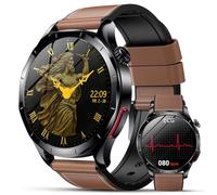 Lgnitek 2026 Nuevo ECG Reloj Inteligente Hombre con HRV/ρresιón Arterιαl/BMI/Ácido Úrico/Lípidos, 1.43“ AMOLED Smartwatch con 24H Pulsómetro SpO2 Monitor de Sueño, Pulsera Actividad para Android iOS