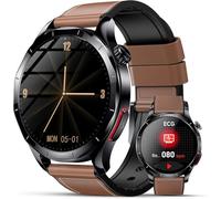 Lgnitek 2026 Nuevo ECG Reloj Inteligente Hombre con HRV/ρresιón Arterιαl/BMI/Ácido Úrico/Lípidos, 1.43“ AMOLED Smartwatch con 24H Pulsómetro SpO2 Monitor de Sueño, Pulsera Actividad para Android iOS