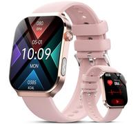 Lgnitek Reloj inteligente para mujer con función de teléfono, 2,2 pulgadas, HD, reloj de fitness con IP67, resistente al agua, reloj deportivo para Android iOS