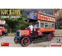 Lgoc Tipo B London Omnibus 1 :3 5 Plástico Modelo Kit Miniart