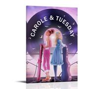 LGQSCWZP Carole & Tuesday Great Anime - Póster decorativo para pared, pintura decorativa para dormitorio, 60 x 90 cm, estilo marco