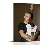 LGQSCWZP Eros Ramazzotti - Póster decorativo para pared de álbum de música y cantante increíble, póster decorativo para dormitorio, 40 x 60 cm, estilo marco