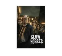 LGQSCWZP Lienzo decorativo para pared, diseño de caballos lentos, película famosa y espléndida serie de televisión, póster decorativo para dormitorio, 60 x 90 cm, estilo sin marco