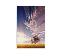 LGQSCWZP Maquia When The Promised Flower Blooms Great Anime Wonderful Anime Póster de lienzo para pared, pintura decorativa para dormitorio, pósteres de 30 x 45 cm, estilo sin marco