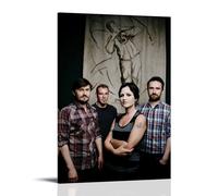 LGQSCWZP Póster decorativo de The Cranberries con la popular banda y cantante increíble para álbum de música, arte de pared, póster decorativo para dormitorio, 40 x 60 cm, estilo marco