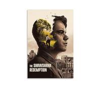 LGQSCWZP Póster decorativo de The Shawshank Redemption de película famosa y gran serie de televisión, arte decorativo para pared, póster de pintura para dormitorio, 60 x 90 cm, estilo sin marco