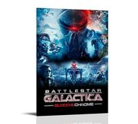 LGQSCWZP Póster decorativo para pared de película famosa y gran serie de televisión de Battlestar Galactica, póster decorativo para dormitorio, 50 x 75 cm, estilo marco