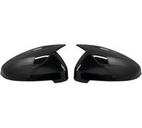 LGTYFVS 1 Par Tapas de Espejo Retrovisor para Audi S4 B9 2016-2019, Capuchones Cubiertas Carcasas Laterales Exteriores de Reemplazo y Protección,Gloss Black