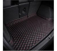 LGTYFVS Alfombrilla de Maletero para Honda Accord 2003-2008, Protector de Baúl Funda de Equipaje Bandeja de Carga de Cuero Impermeable,Black Red