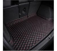 LGTYFVS Alfombrilla de Maletero para Toyota Crown 2005-2009, Protector de Baúl Funda de Equipaje Bandeja de Carga de Cuero Impermeable,Black Red
