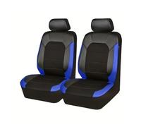 LGTYFVS Juego de 2 Fundas para Asientos Delanteros de Coche para Citroen C3 Picasso 4-Door 2009-2018, Fundas de Protección Transpirables y Cómodas de Piel Sintética,Blue