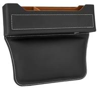 LGTYFVS Organizador de Hueco de Asiento para Volvo V50 2004-2012, Relleno para Hueco de Asiento Caja de Almacenamiento para Coche Multifunción,Black
