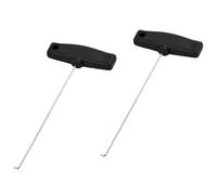 Lguaquanx 2 Piezas Juego de Herramientas de Gancho Extractor de Velocímetro, Gancho de Extracción de Salida de Aire, para MercedesBenz, Compatible con SL R107/R129, Roadster W107, 8 y Coupe W114/W115