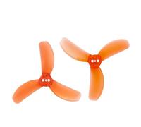 LGvzOCset 10 Pares 2826 3 hélices PC Material CW CCW para Motor 1205 4300KV Compatible con Drone Soccer y RC DIY Builds(10 Pairs Orange)