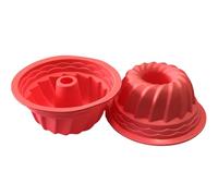 LGWJHCY 2 moldes de silicona para hornear, molde en espiral para hornear pasteles, molde de silicona en espiral de 6 pulgadas, antiadherente, reutilizable, juego de moldes para hornear tú mismo