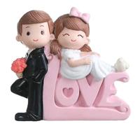 LGWJHCY Bonita pareja de muñecas, decoración de boda para parejas, adornos de amor para coche, salpicadero, decoración de oficina, decoración de habitación, idea de regalo de San Valentín